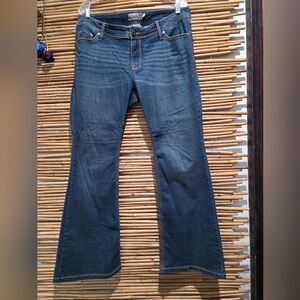Torrid LUXE Slim Boot Women's Blue Jeans Size 12S Very Comfy And Stretchy